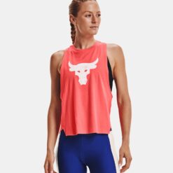 Γυναικεία Αμάνικα T-Shirts  Under Armour Project Rock Bull Γυναικεία Αμάνικη Μπλούζα (9000087494_55200)