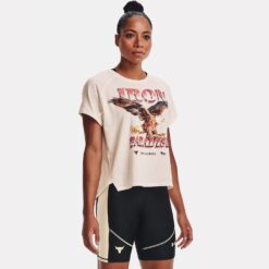 Γυναικείες Μπλούζες Κοντό Μανίκι  Under Armour Project Rock Ip Ss (9000087489_55202)