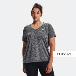 Γυναικείες Μπλούζες Κοντό Μανίκι  Under Armour UA Tech™ Twist V-Neck Plus Size Γυναικείο T-shirt (9000102365_44186)