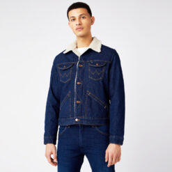 Ανδρικά Μπουφάν Τζιν  Wrangler 124Mj Sherpa Ανδρικό Μπουφάν (9000092724_56222)