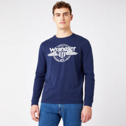 Ανδρικές Μπλούζες Μακρύ Μανίκι  Wrangler Americana Ανδρική Μπλούζα Με Μακρύ Μανίκι (9000092750_1629)