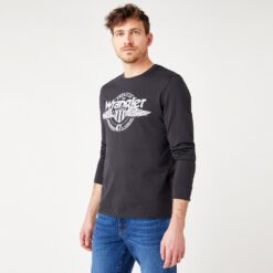 Ανδρικές Μπλούζες Μακρύ Μανίκι  Wrangler Americana Ανδρική Μπλούζα Με Μακρύ Μανίκι (9000092751_1941)