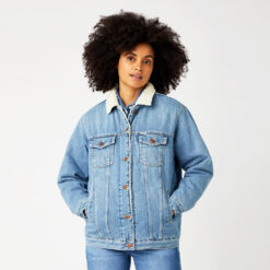 Γυναικεία Τζιν Μπουφάν  Wrangler Heritage Sherpa Γυναικείο Μπουφάν (9000092720_56231)