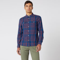 Ανδρικά Πουκάμισα  Wrangler Ls 2 Pkt Flap Shirt Formula Red (9000049763_35322)