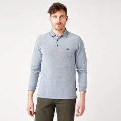 Ανδρικές Μπλούζες Μακρύ Μανίκι  Wrangler Refined Polo Ανδρική Μακρυμάνικη Μπλούζα (9000092745_8092)
