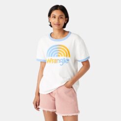 Γυναικείες Μπλούζες Κοντό Μανίκι  Wrangler Relaxed Ringer Γυναικείο T-shirt (9000104681_3024)