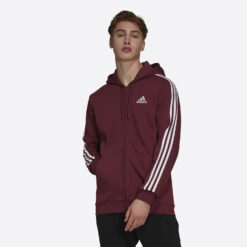 Ανδρικά Φούτερ  adidas Performance Essentials Fleece 3-Stripes Ανδρική Ζακέτα με Κουκούλα (9000089852_54525)