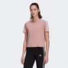 Γυναικείες Μπλούζες Κοντό Μανίκι adidas Performance Essentials Loose 3-Stipes Γυναικείο Crop T-shirt (9000098455_57726)