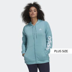 Γυναικείες Ζακέτες  adidas Performance Essentials Plus Size Γυναικεία Ζακέτα Με Κουκούλα (9000084365_54111)