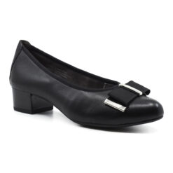 Γόβες  Γόβες Caprice Ανατομική Δερμάτινη Γόβα Μαύρη (9-9-22301-25 026)