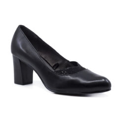 Γόβες  Γόβες Jana Black Γυναικείες Ανατομικές Δερμάτινες Γόβες (22480)