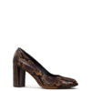 Γόβες  Γόβες γυναικείες Zinda Καφέ Snake Skin 4484