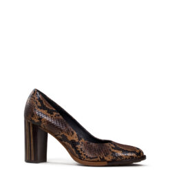 Γόβες  Γόβες γυναικείες Zinda Καφέ Snake Skin 4484