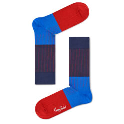 Ανδρικές Κάλτσες  Κάλτσες ανδρικές Happy Socks Μπλε BLOCK RIB SOCK