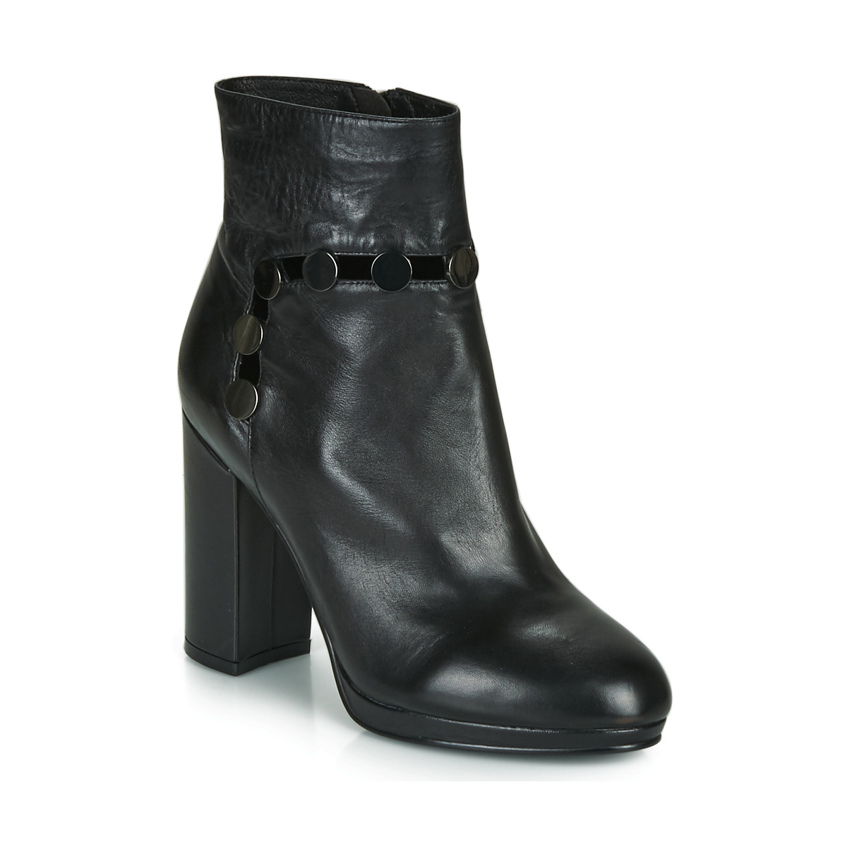 Μποτίνια-Cafe-Noir-GLORIA-Δέρμα