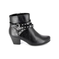 Γυναικεία Μποτάκια  Μποτίνια Jana Boots 25362-23 Noir Συνθετικό