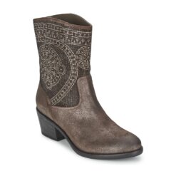 Γυναικεία Μποτάκια  Μποτίνια Now PIOMBO Δέρμα