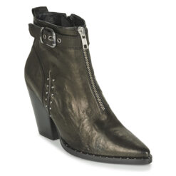 Γυναικεία Μποτάκια  Μποτίνια Philippe Morvan ASTAS V3 BUBBLES NOIR Δέρμα