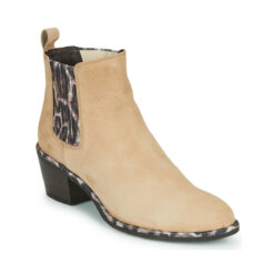 Γυναικεία Μποτάκια  Μποτίνια Regard NOISY V7 VELOURS SAFRAN