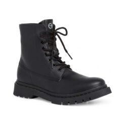 Γυναικεία Μποτάκια  Μποτίνια Tamaris Black Dull Δερμάτινα Αρβυλάκια Ματ Μαύρα (25833)