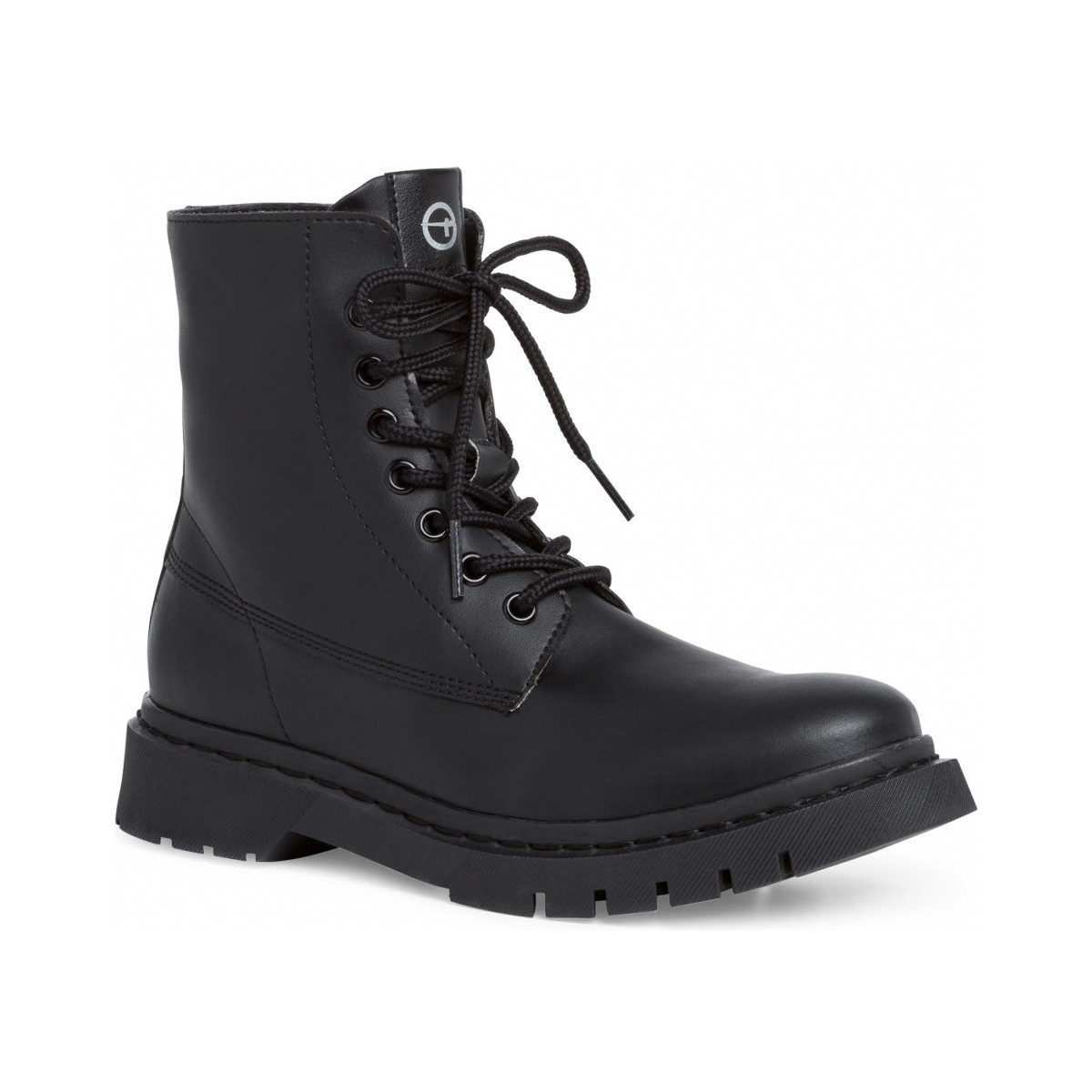 Μποτίνια-Tamaris-Black-Dull-Δερμάτινα-Αρβυλάκια-Ματ-Μαύρα-25833