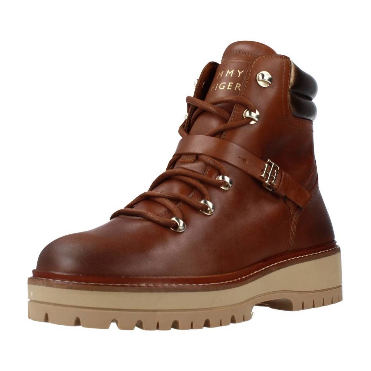 Μποτίνια-Tommy-Hilfiger-POLISHED-LEATHER-FLAT-BO-1