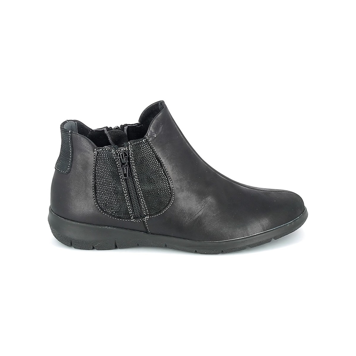 Μπότες-Boissy-Boots-Noir-texture-Δέρμα