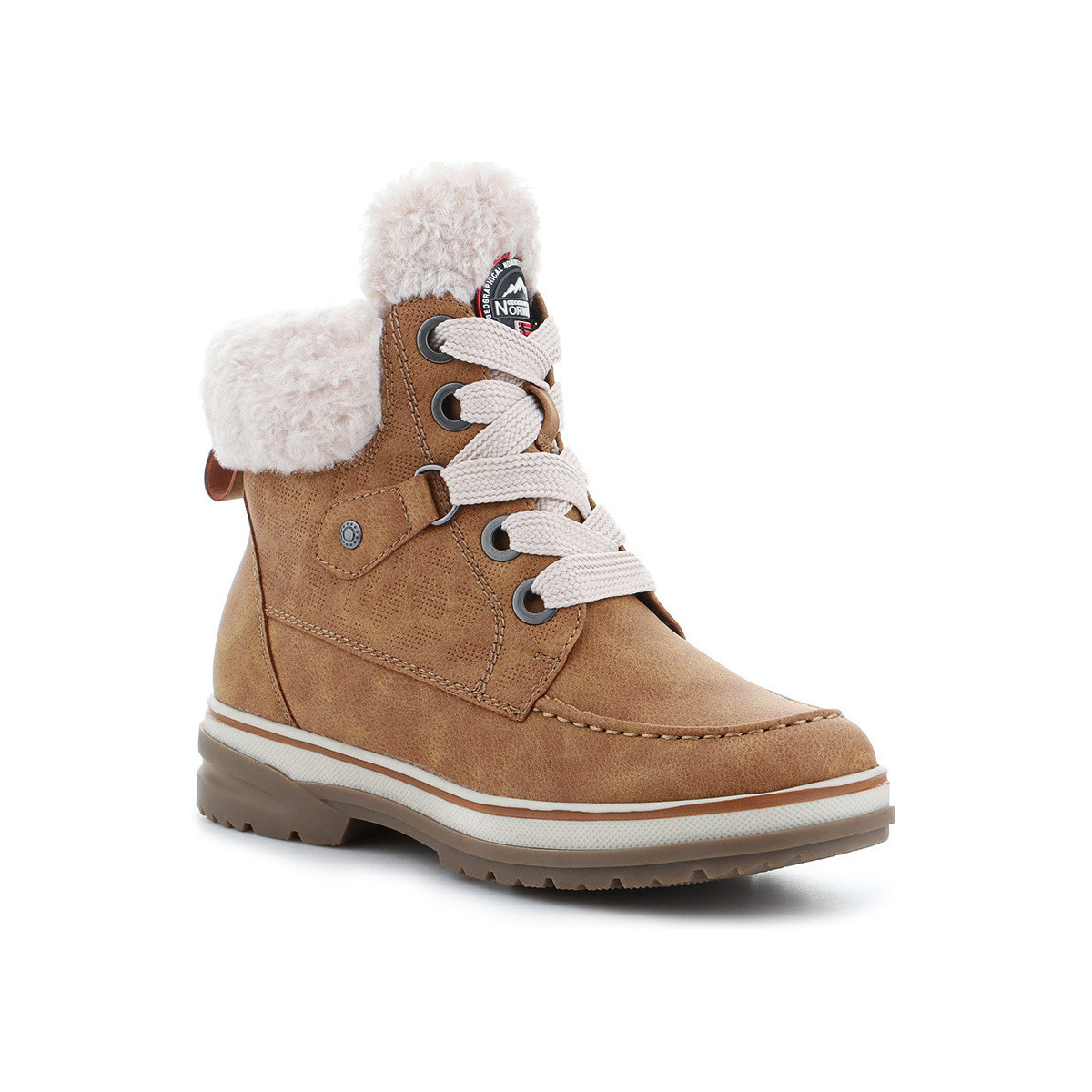 Μπότες-Geographical-Norway-Ada-Caramel-Συνθετικό