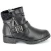 Γυναικείες Μπότες  Μπότες Jana Boots 26420-23 Noir Δέρμα