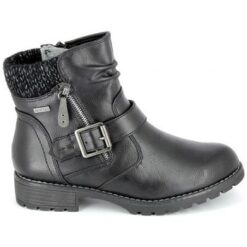Γυναικείες Μπότες  Μπότες Jana Boots 26420-23 Noir Δέρμα