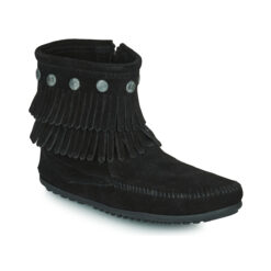 Γυναικείες Μπότες  Μπότες Minnetonka DOUBLE FRINGE SIDE ZIP BOOT Δέρμα