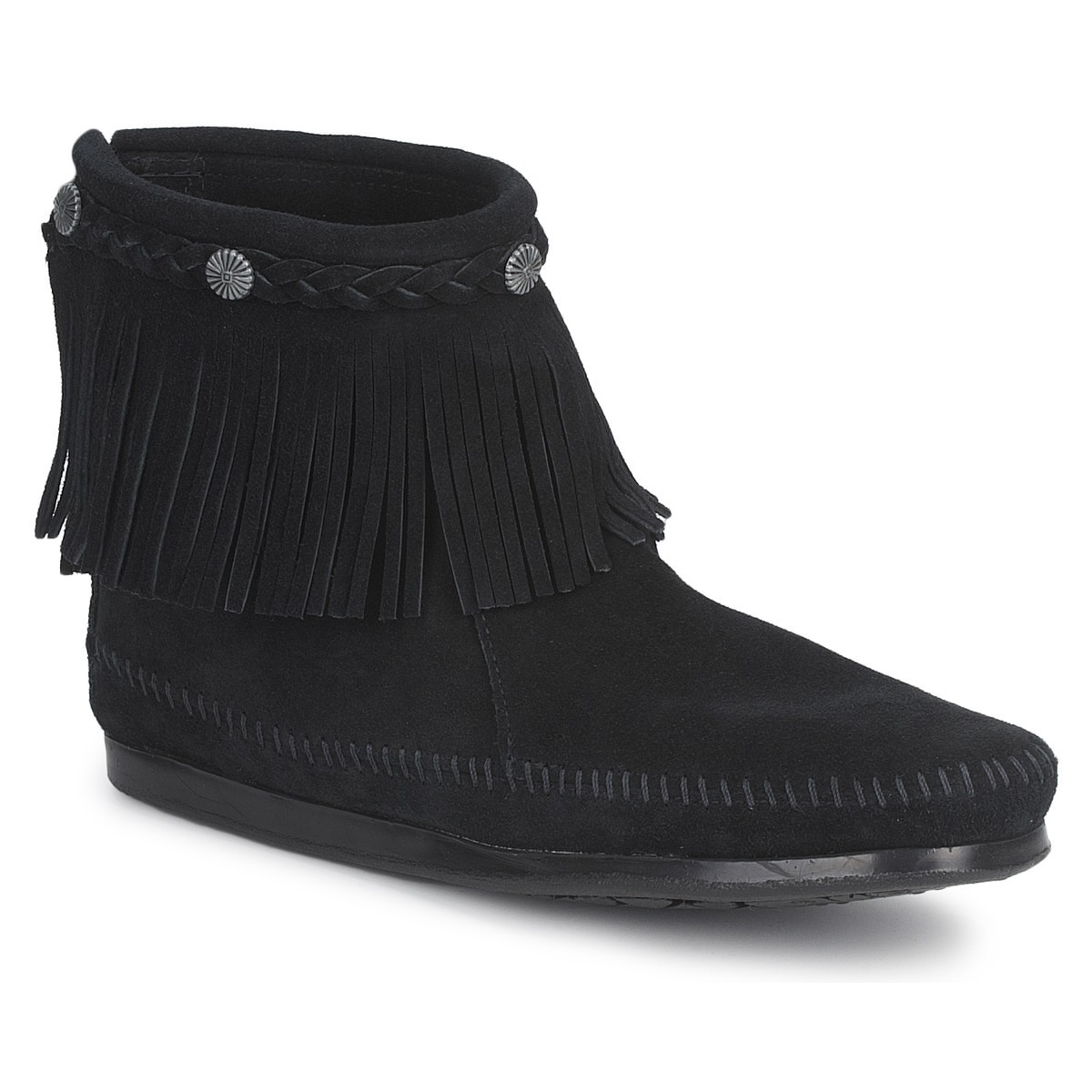Μπότες-Minnetonka-HI-TOP-BACK-ZIP-BOOT-Δέρμα