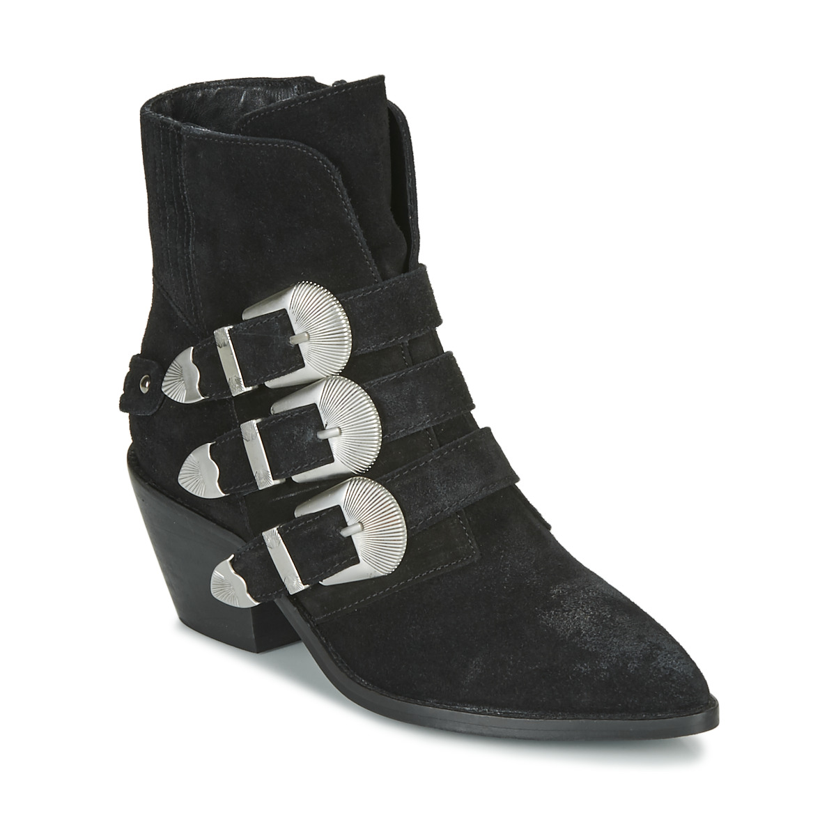 Μπότες-Pepe-jeans-WESTERN-W-BUCKLE-Δέρμα