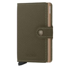 Ανδρικά Πορτοφόλια  Πορτοφόλια ανδρικά Secrid Λαδί Miniwallet Saffiano