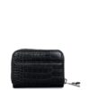 Γυναικεία Πορτοφόλια Πορτοφόλια γυναικεία Hvisk Μαύρο Wallet Zip Matte Croco