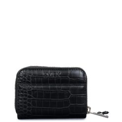 Γυναικεία Πορτοφόλια  Πορτοφόλια γυναικεία Hvisk Μαύρο Wallet Zip Matte Croco
