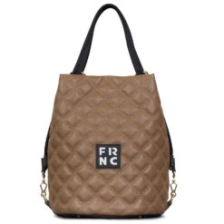 Γυναικείες Τσάντες Backpack  Σακίδια Πλάτης γυναικεία Frnc Cappuccino 1299