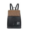 Γυναικείες Τσάντες Backpack Σακίδια Πλάτης γυναικεία Frnc Μαύρο-Ταμπά 1267
