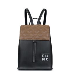 Γυναικείες Τσάντες Backpack  Σακίδια Πλάτης γυναικεία Frnc Μαύρο-Ταμπά 1267