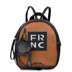 Γυναικείες Τσάντες Backpack  Σακίδια Πλάτης γυναικεία Frnc Μαύρο-Ταμπά 1774