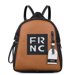 Γυναικείες Τσάντες Backpack  Σακίδια Πλάτης γυναικεία Frnc Μαύρο-Ταμπά 2403